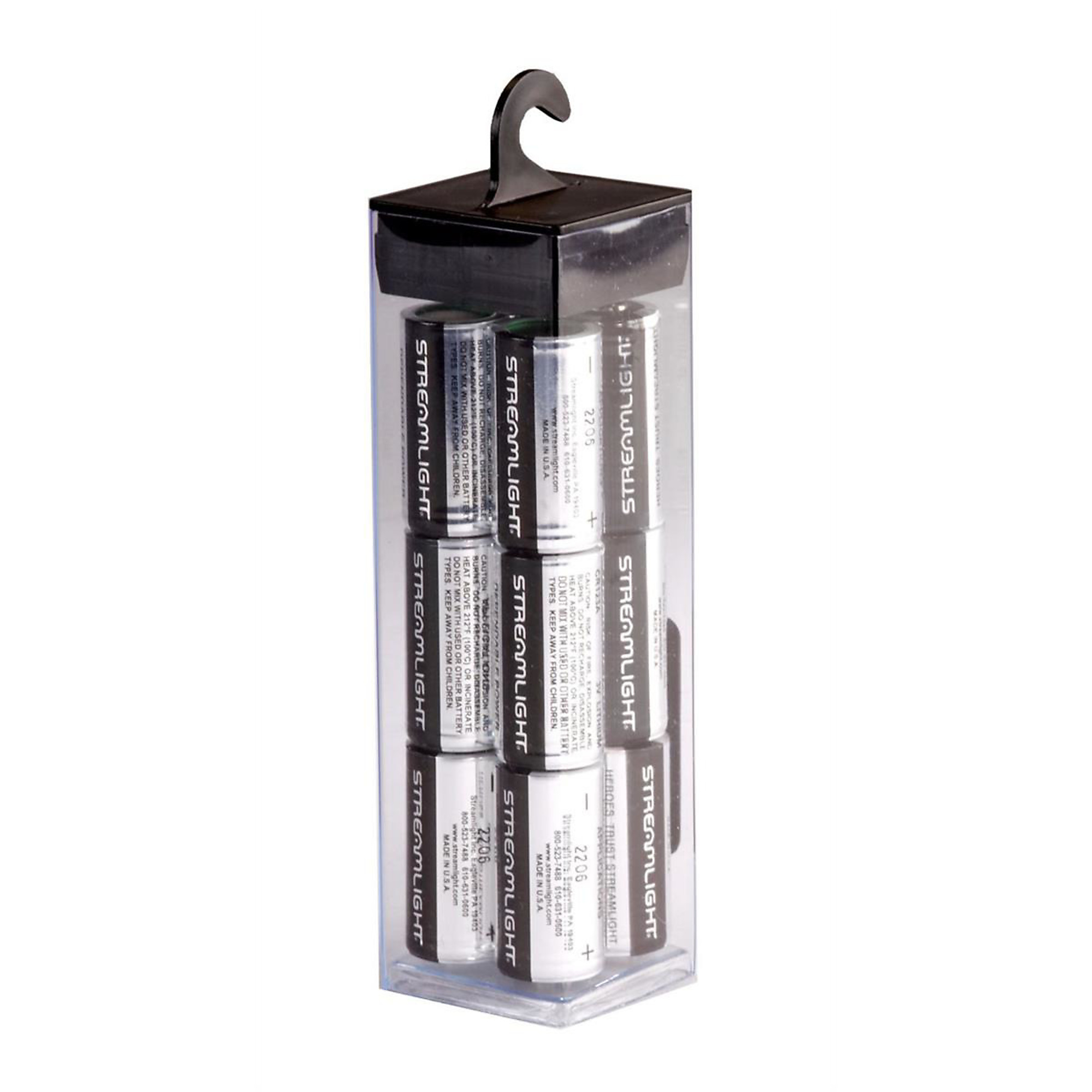 Streamlight CR123 Lithium Batteries — 12-Pack, Model# STL85177